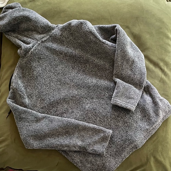 Grey felt hoodie - Picture 2 of 2